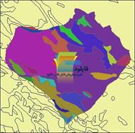 شیپ فایل زمین شناسی شهرستان لنجان واقع در استان اصفهان